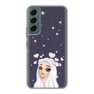 Чохол Стильні дівчата на Samsung Galaxy S22 Plus (Дівчина та серця)