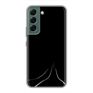 Чохол з картинками на чорному фоні для Samsung Galaxy S22 Plus (Дорога)