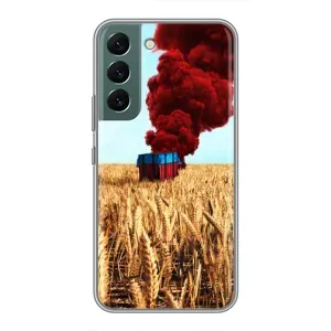 Чехол (TPU) с картинкой "Лого Пабг" на Самсунг Галакси С22 Плюс (Дроп)