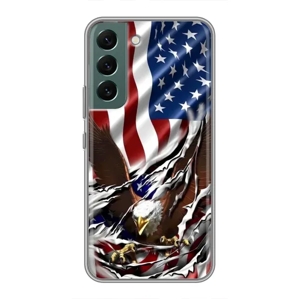Чехол с рисунком «Флаг USA» для Samsung Galaxy S22 Plus Чехол с рисунком «Флаг USA» для Samsung Galaxy S22 Plus