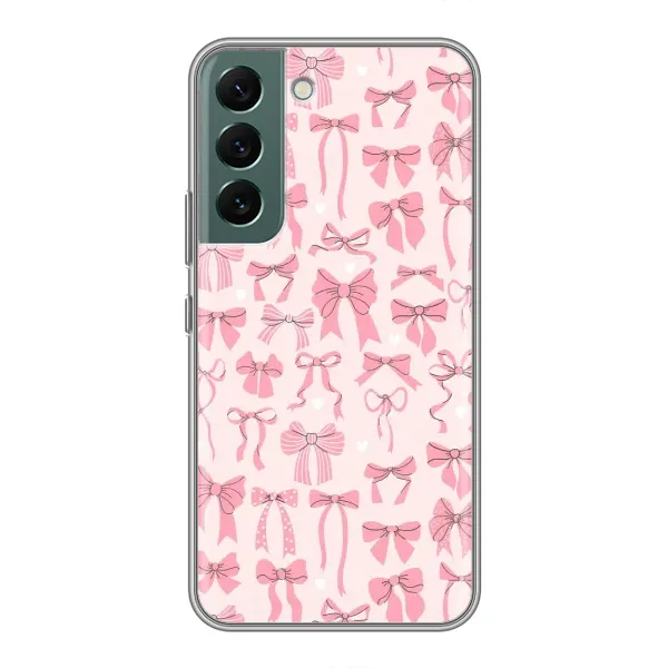 Чехол с рисунком «Фон бантики» для Samsung Galaxy S22 Plus Чехол с рисунком «Фон бантики» для Samsung Galaxy S22 Plus