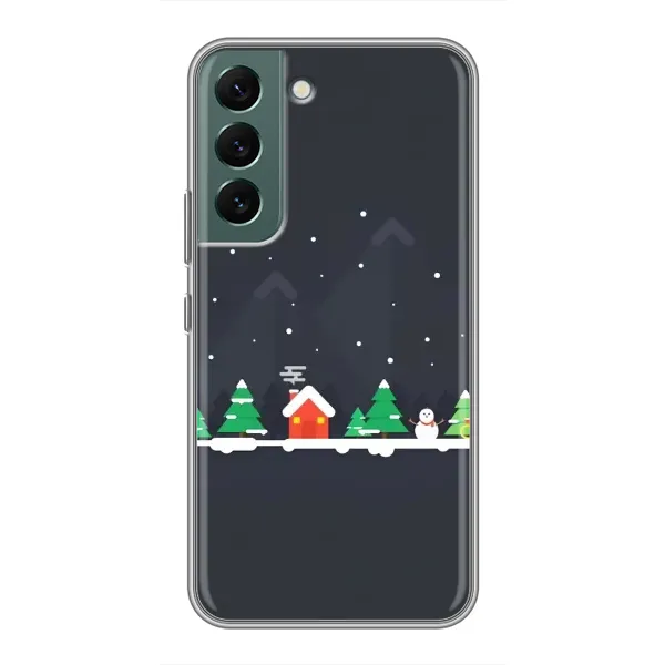 Чехол с рисунком «Город зимний» для Samsung Galaxy S22 Plus Чехол с рисунком «Город зимний» для Samsung Galaxy S22 Plus