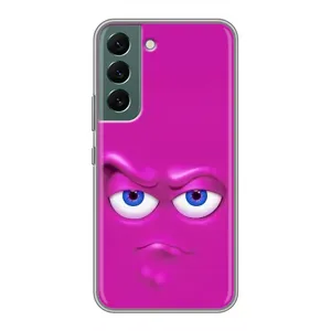 Силиконовые Чехлы (смешные стикеры) для Samsung Galaxy S22 Plus (Хитрая мордочка)