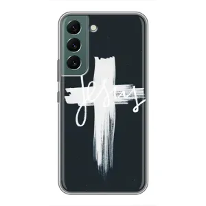 Чехлы для Самсунг Галакси С22 Плюс (Крест Иисуса) (Jesus)