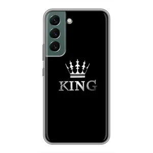 Чохол (Корона на чорному фоні) для Самсунг Галаксі С22 Плюс (KING)