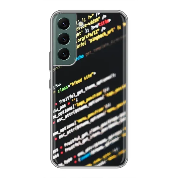 Чехол с рисунком «Код» для Samsung Galaxy S22 Plus Чехол с рисунком «Код» для Samsung Galaxy S22 Plus
