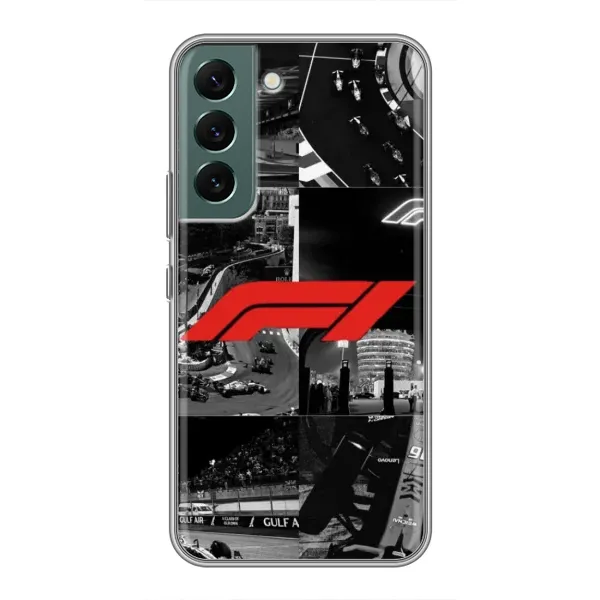 Чехол с рисунком «Коллаж Формула 1» для Samsung Galaxy S22 Plus Чехол с рисунком «Коллаж Формула 1» для Samsung Galaxy S22 Plus