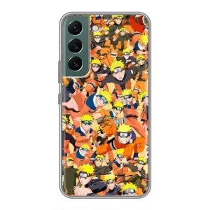 Чохли з принтом НАРУТО на Samsung Galaxy S22 Plus (Коллаж Наруто)