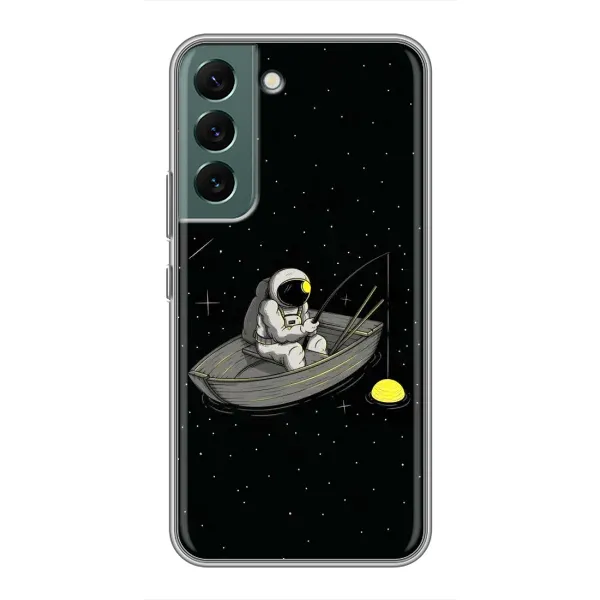 Чехол с рисунком «Космонавт на рыбалке» для Samsung Galaxy S22 Plus Чехол с рисунком «Космонавт на рыбалке» для Samsung Galaxy S22 Plus