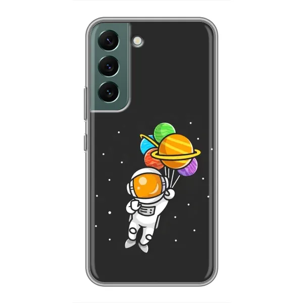 Чехол с рисунком «Космонавт с шариками» для Samsung Galaxy S22 Plus Чехол с рисунком «Космонавт с шариками» для Samsung Galaxy S22 Plus