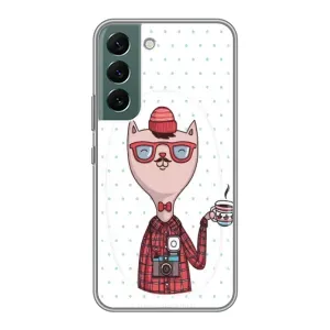 Чехол на тематику: Коты для Samsung Galaxy S22 Plus (Кот аристократ)