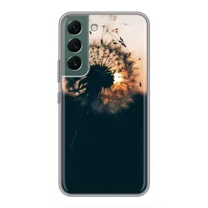 Силиконовый Чехол с одуванчиками на Samsung Galaxy S22 Plus (Красивый одуванчик)