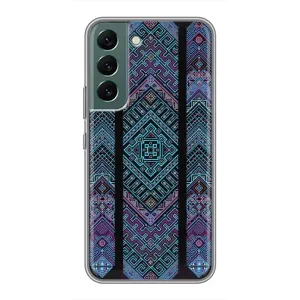 Силиконовый Чехол на Samsung Galaxy S22 Plus (Крутой орнамент)