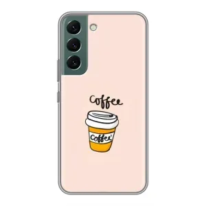 Чехол с изображением вкусной еды для Samsung Galaxy S22 Plus (Кружка кофе)
