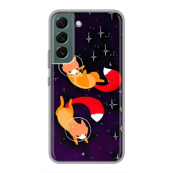 Чехол с рисунком «Лисы» для Samsung Galaxy S22 Plus Чехол с рисунком «Лисы» для Samsung Galaxy S22 Plus