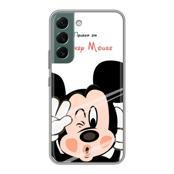 Чехол с рисунком «Mickey Mouse» для Samsung Galaxy S22 Plus Чехол с рисунком «Mickey Mouse» для Samsung Galaxy S22 Plus