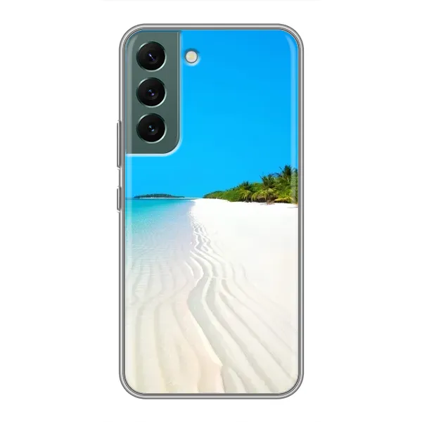 Чехол с рисунком «Море песок» для Samsung Galaxy S22 Plus Чехол с рисунком «Море песок» для Samsung Galaxy S22 Plus
