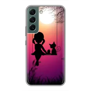 Девчачий Чехол для Samsung Galaxy S22 Plus (На качели)