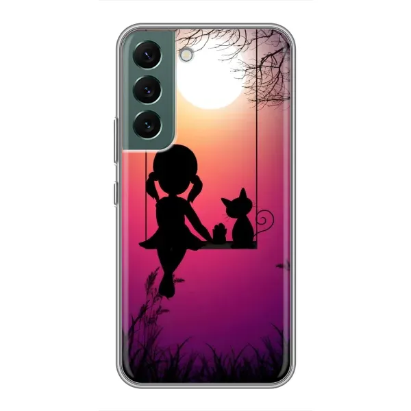 Чехол с рисунком «На качели» для Samsung Galaxy S22 Plus Чехол с рисунком «На качели» для Samsung Galaxy S22 Plus