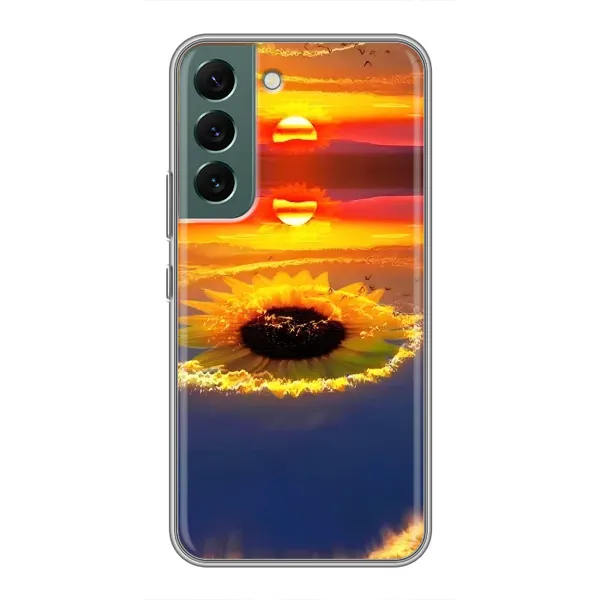 Чехол с рисунком «Небо подсолнух» для Samsung Galaxy S22 Plus Чехол с рисунком «Небо подсолнух» для Samsung Galaxy S22 Plus