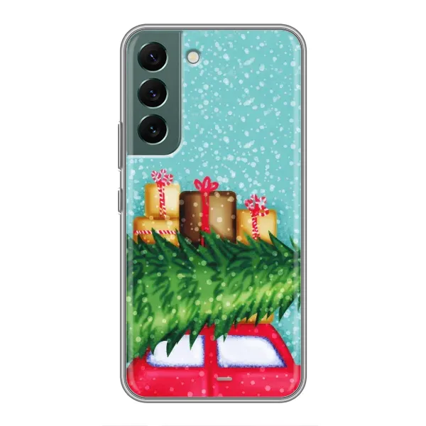 Чехол с рисунком «Новогодние подарки» для Samsung Galaxy S22 Plus Чехол с рисунком «Новогодние подарки» для Samsung Galaxy S22 Plus