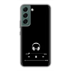 Чохол з картинками на чорному фоні для Samsung Galaxy S22 Plus (Плеєр)