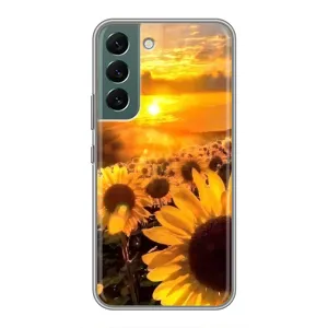 Чохол з Квітами для Samsung Galaxy S22 Plus (поле соняшників)