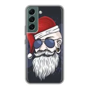 Чехол Санта Клаус для Samsung Galaxy S22 Plus (Рождественский МЕН)