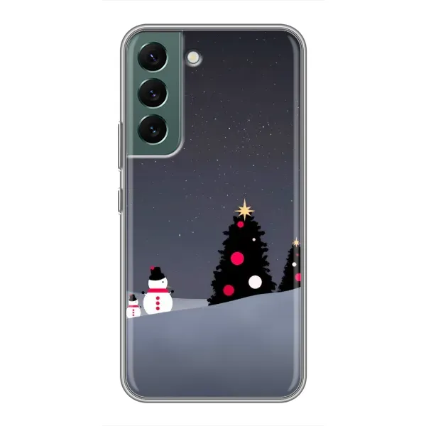 Чехол с рисунком «Снеговички» для Samsung Galaxy S22 Plus Чехол с рисунком «Снеговички» для Samsung Galaxy S22 Plus