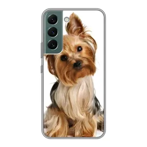 Чехол (ТПУ) Милые собачки для Samsung Galaxy S22 Plus (Собака Терьер)