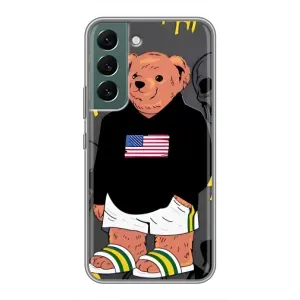 Чохли Мішка Тедді для Самсунг Галаксі С22 Плюс (Teddy USA)
