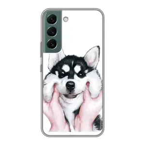 Бампер для Samsung Galaxy S22 Plus с картинкой "Песики" (Собака Хаски)