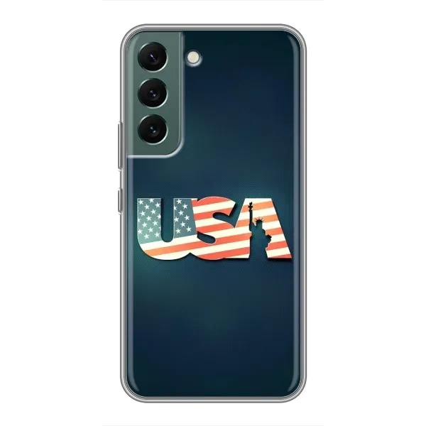 Чехол с рисунком «USA» для Samsung Galaxy S22 Plus Чехол с рисунком «USA» для Samsung Galaxy S22 Plus