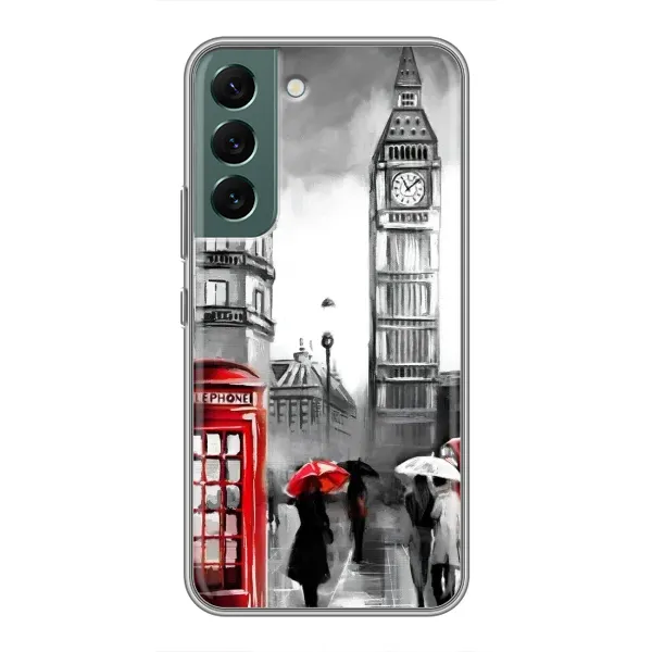 Чехол с рисунком «Вид на Биг Бен» для Samsung Galaxy S22 Plus