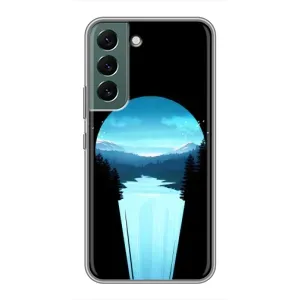 Літній Чохол на Samsung Galaxy S22 Plus (Синій Водоспад)