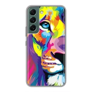 Чехол с картинкой на Samsung Galaxy S22 Plus (Яркий Лев)