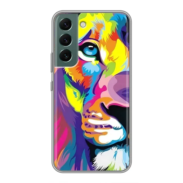 Чехол с рисунком «Яркий Лев» для Samsung Galaxy S22 Plus Чехол с рисунком «Яркий Лев» для Samsung Galaxy S22 Plus
