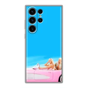 Силіконовый Чохол Барбі фільм на Samsung Galaxy S22 Ultra (Барбі і Кен)