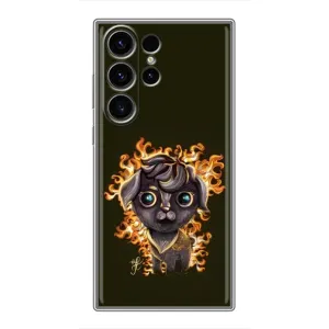 Чехлы на военную тематику для Samsung Galaxy S22 Ultra (Бавовна мем)