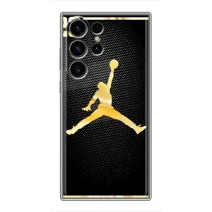 Силиконовый Чехол Nike Air Jordan на Самсунг Галакси С22 Ультра (Джордан 23)