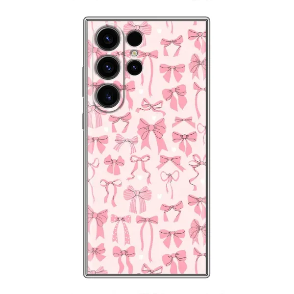 Чехол с рисунком «Фон бантики» для Samsung Galaxy S22 Ultra Чехол с рисунком «Фон бантики» для Samsung Galaxy S22 Ultra