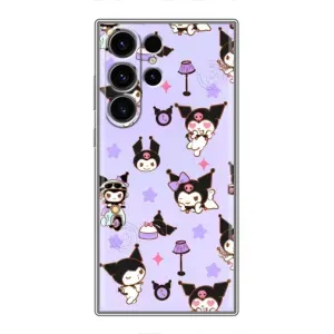 Чехол с персонажем Куроми на Samsung Galaxy S22 Ultra (Фон Куроми)