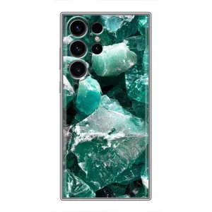 Чехол (Дорого -богато) на Samsung Galaxy S22 Ultra (Изумруд)