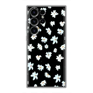 Чехол с ромашками на Samsung Galaxy S22 Ultra (Маленькие ромашки)