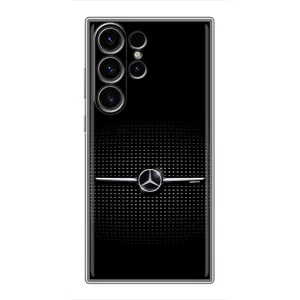 Силиконовый бампер с картинкой машины на Samsung Galaxy S22 Ultra (Mercedes)