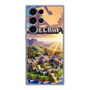 Чехол майнкрафт для Samsung Galaxy S22 Ultra (MINECRAFT)