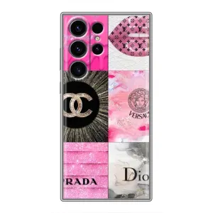 Чехол (Dior, Prada, YSL, Chanel) для Samsung Galaxy S22 Ultra (Модница)