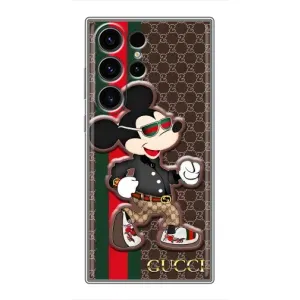 Чехлы Бренд GUCCI для Samsung Galaxy S22 Ultra (Маус Гуччи)