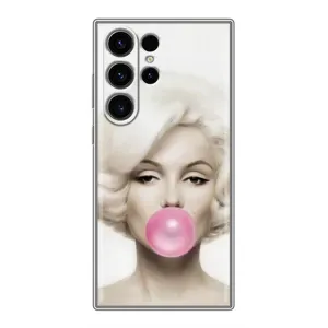 Чехол Стильные девушки на Samsung Galaxy S22 Ultra (Монро)
