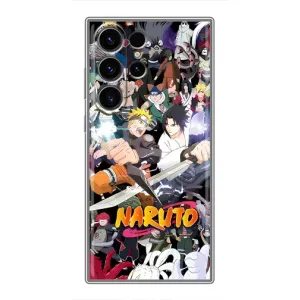 Купить Чехлы на телефон с принтом Anime для Samsung Galaxy S22 Ultra (Наруто постер)
